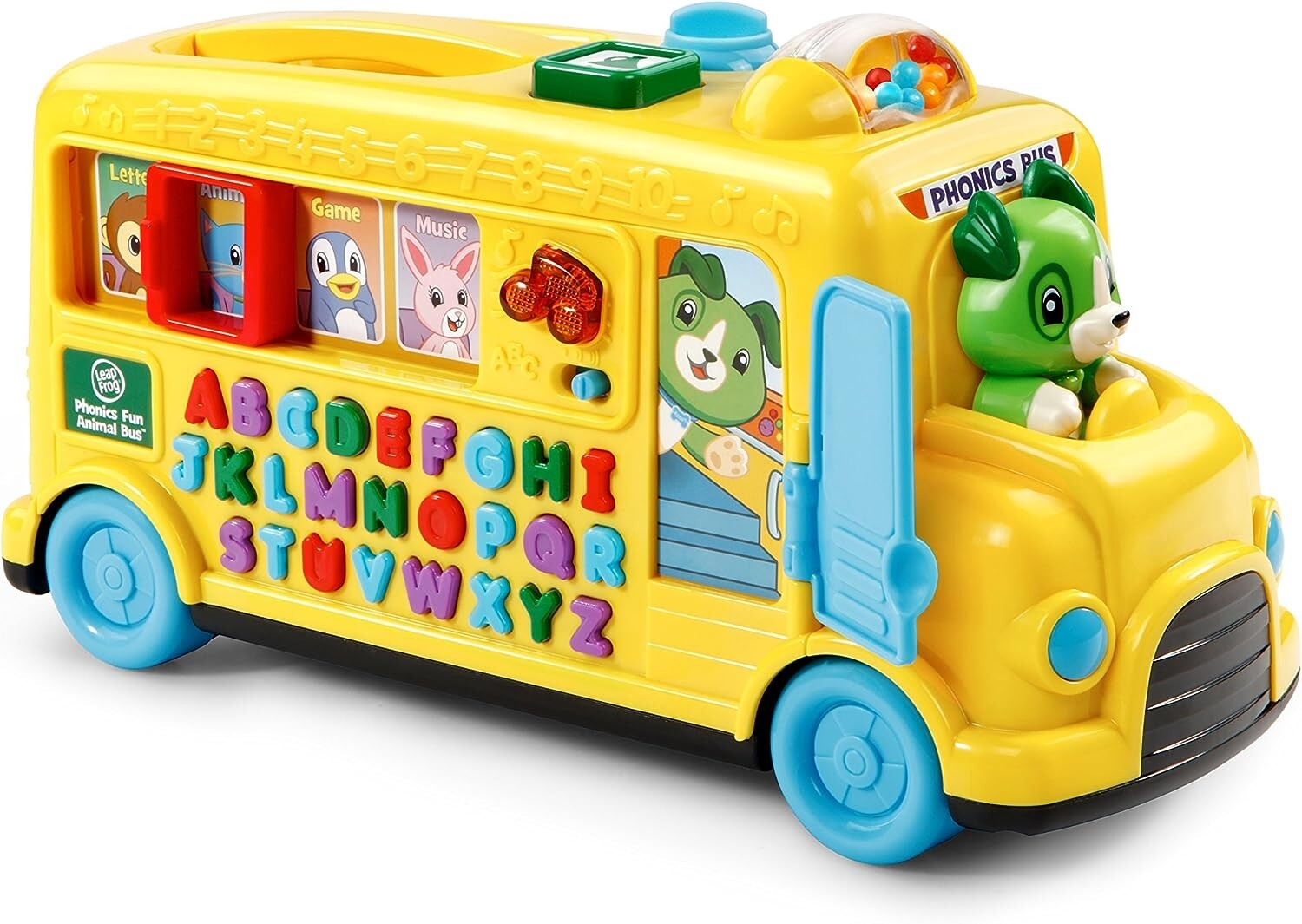 LeapFrog Phonics Fun Animal Bus Letter Animal Names Music Sounds School Bus