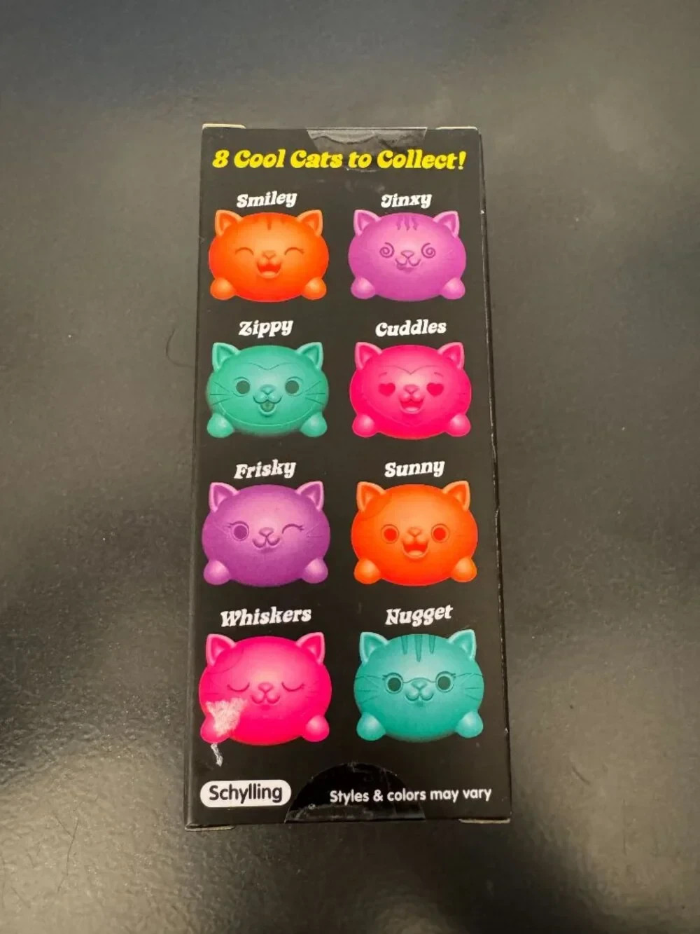 Schylling Needoh Teenie Cool Cats (Blue, Orange, Pink)