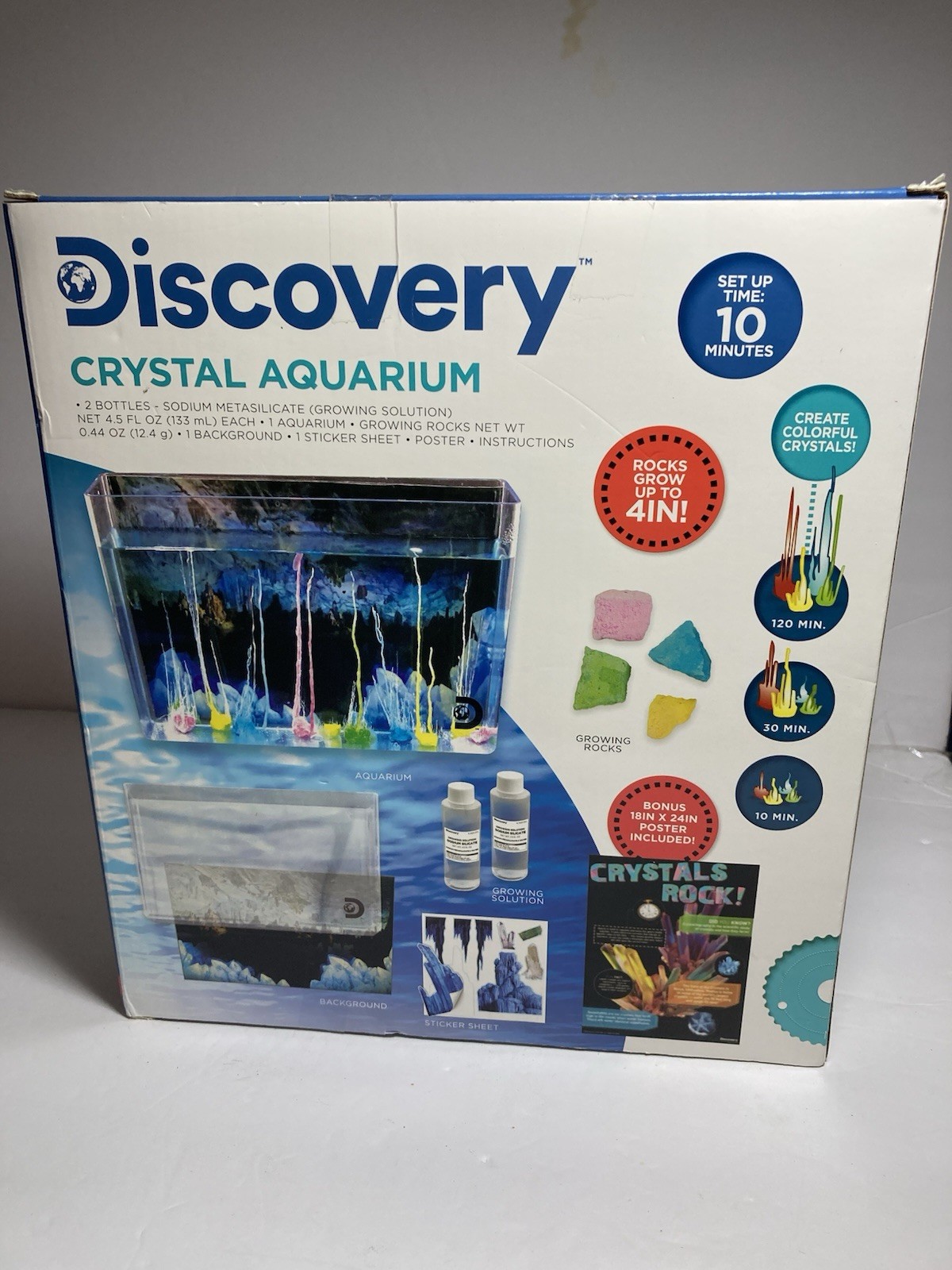 Discovery Crystal Aquarium Fantastic Growing Aquarium For Ages 12 And Up