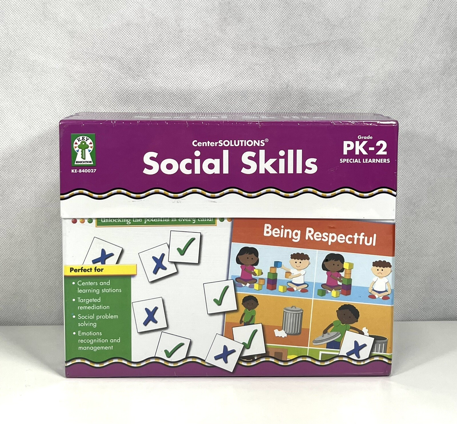 CenterSolutions Social Skills Game For Special Needs Homeschool PK-2 Sealed New