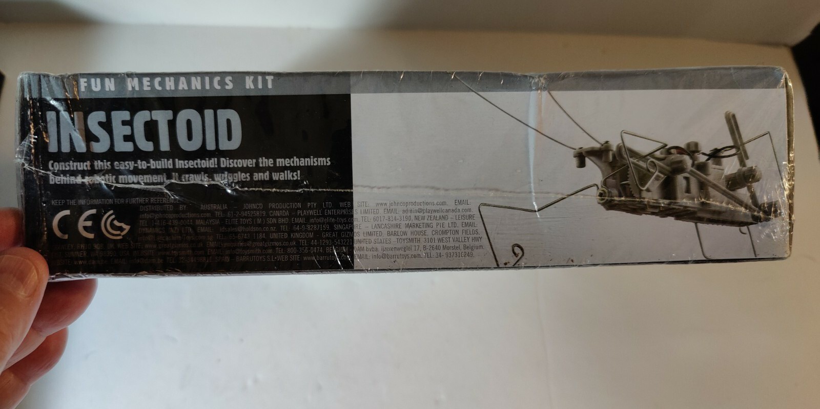 Insectoid Robotic 4M Fun Mechanics Kit – Easy to build – 8 years & Up NEW NIB