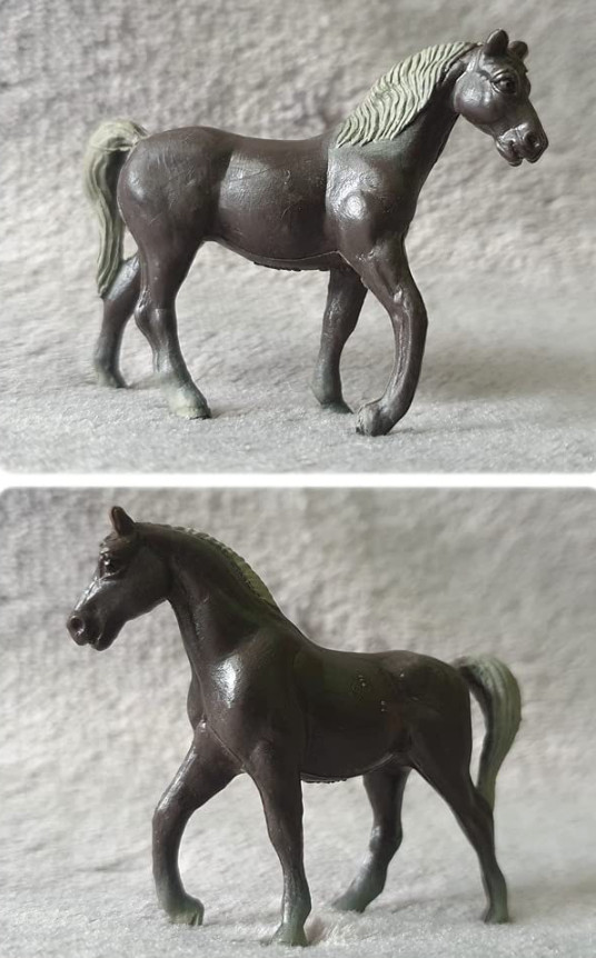 18 Pcs Plastic Miniature Pony Horse Toy Figurines Cake Toppers