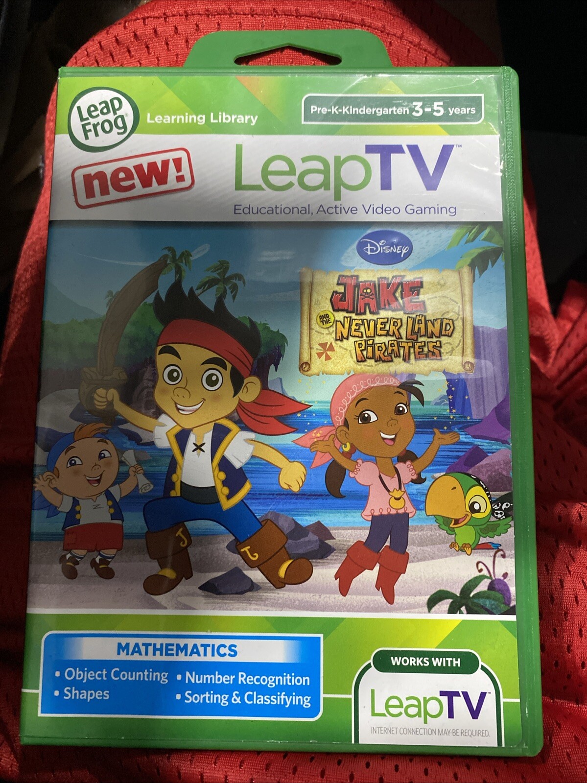 2014 New Leap Frog Leap TV Disney Jake and the Neverland Pirates Game