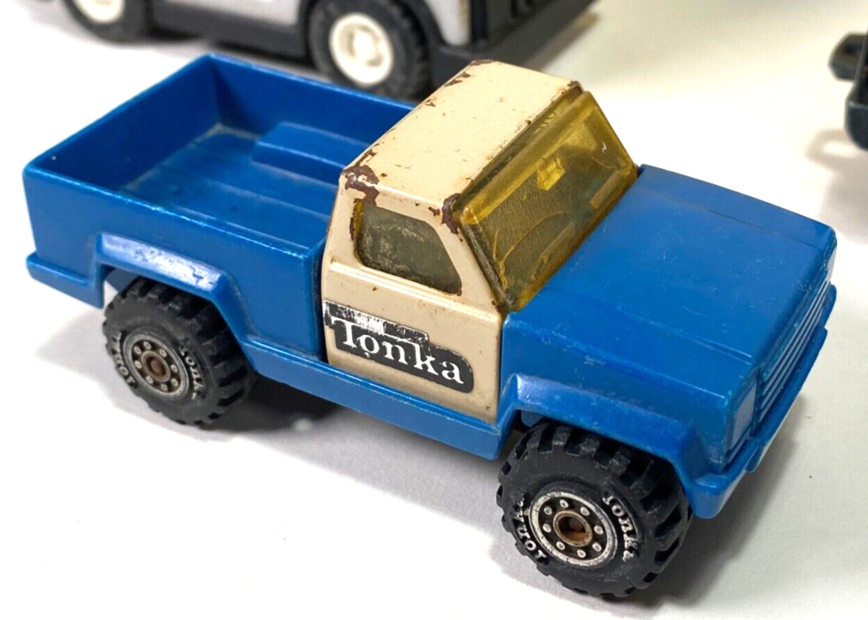 Mixed Lot of 6 Toy Trucks/Vans – Tuff Stuff, Tonka, Universal, Panel