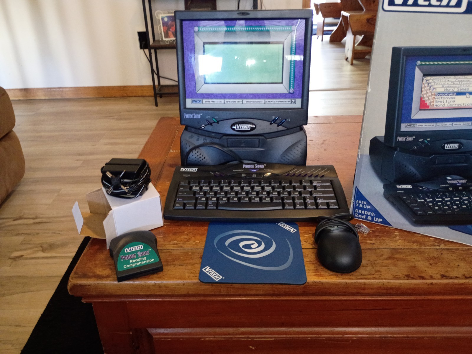 Rare Vintage VTech Power Zone Desktop With Rare Foreign Language Disc