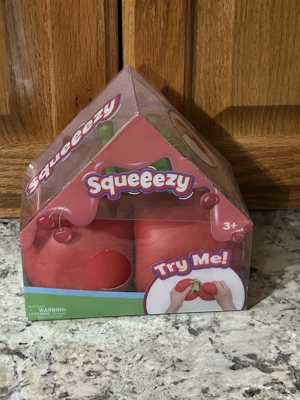 Sunny Days Squeeezy Cherries Viral Squish Squishy Fidget Toy