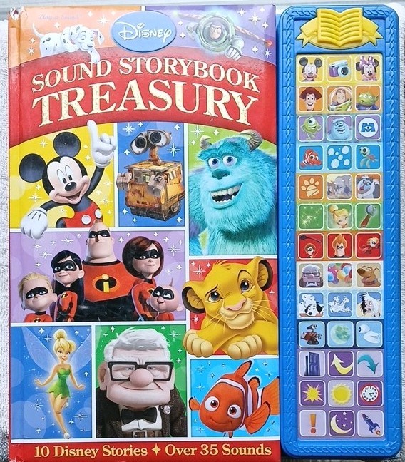 Disney Sound Storybook Treasury Sound Book 10 Stories 35+ Sounds 2012 843500