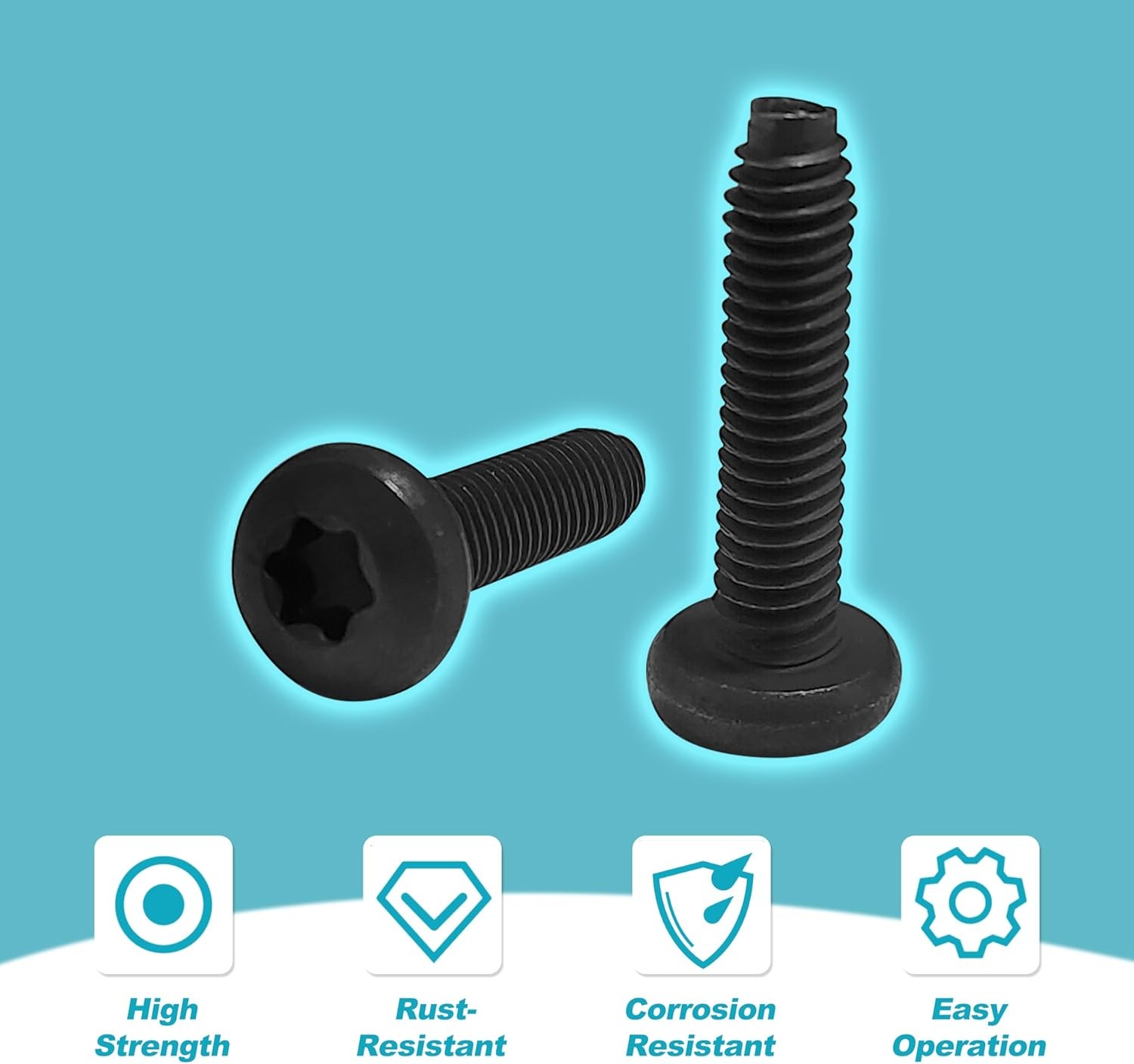 Truck Bed Cargo Tie Down Bracket Assembly Screws, Compatible with Ford Models F1