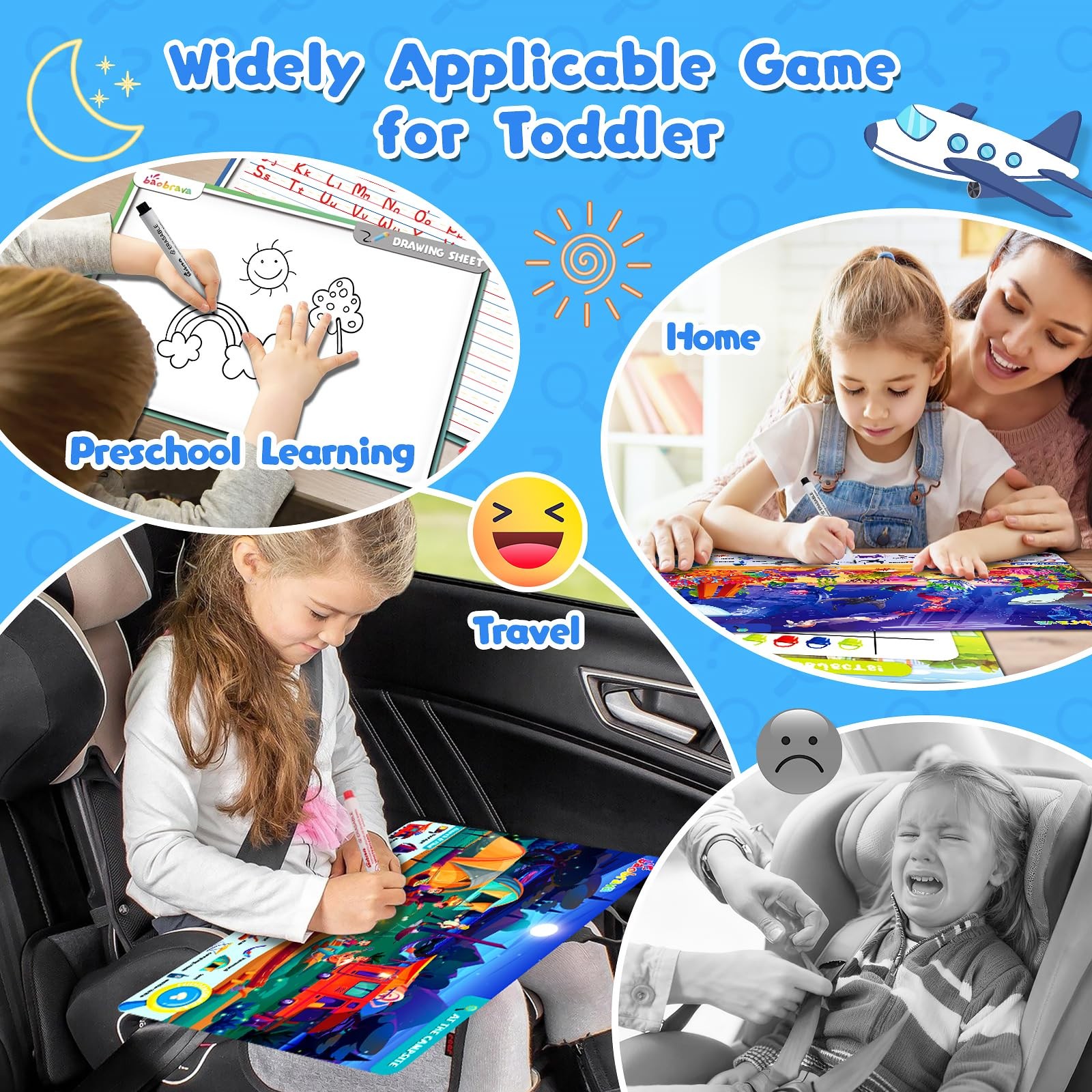 Search and Find Game Books – Preschool Learning Activities for Age 3-8, Trave…