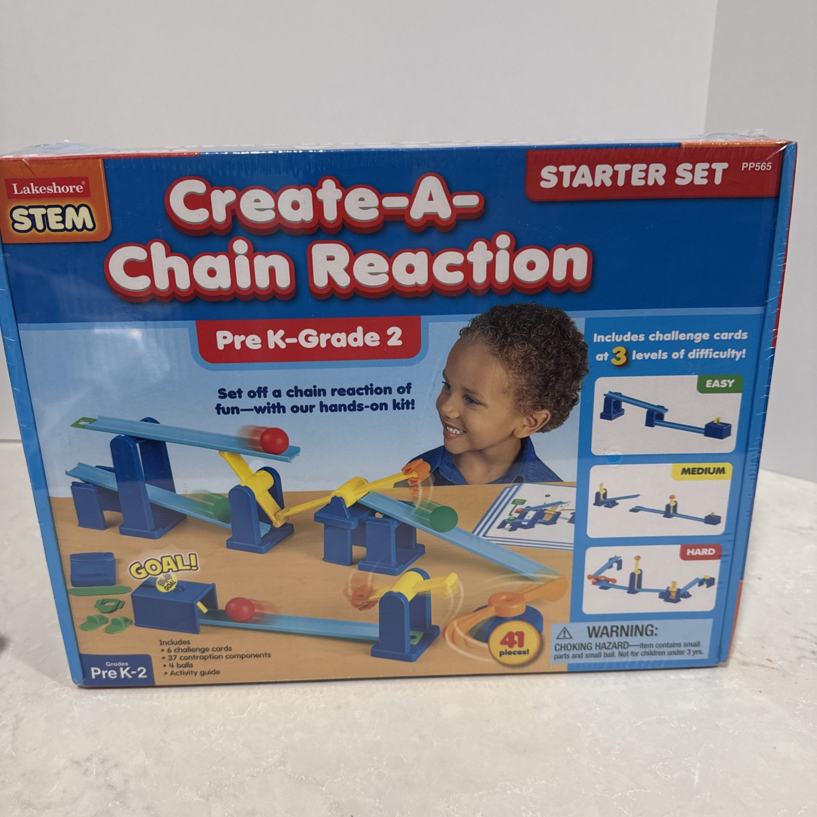 Lakeshore Stem Create A Chain Reaction Kit Starter Set Pre K-2