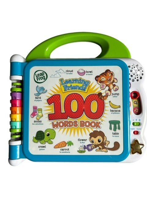 Leap Frog Learning Friends 100 Words Book English & Spanish Audio Book Working