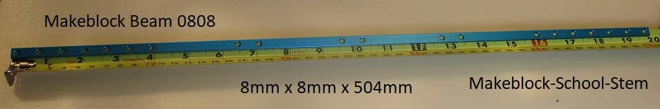 LONG Makeblock Beam 0808- 504mm Long