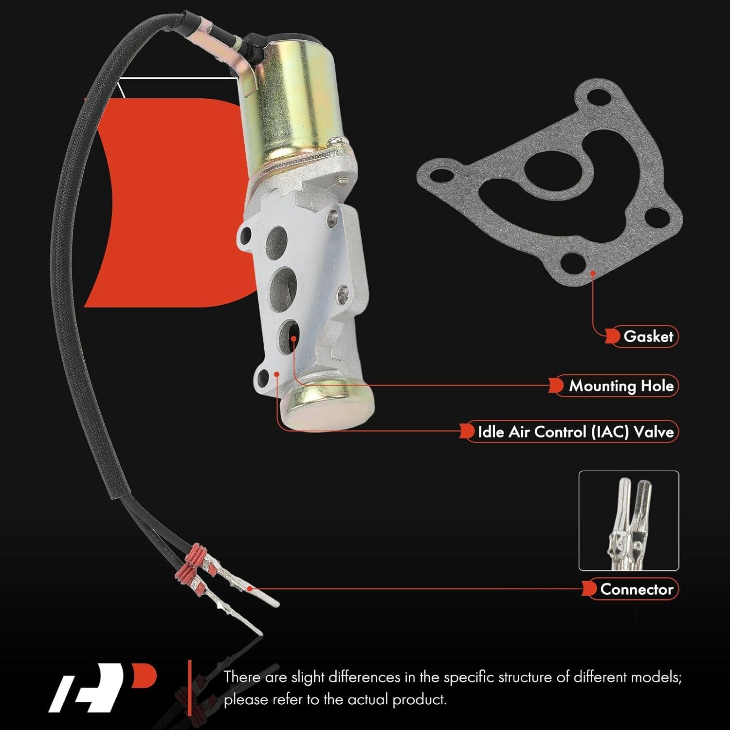 A-Premium Fuel Injection Idle Air Control Valve Compatible with Nissan D21 1990-