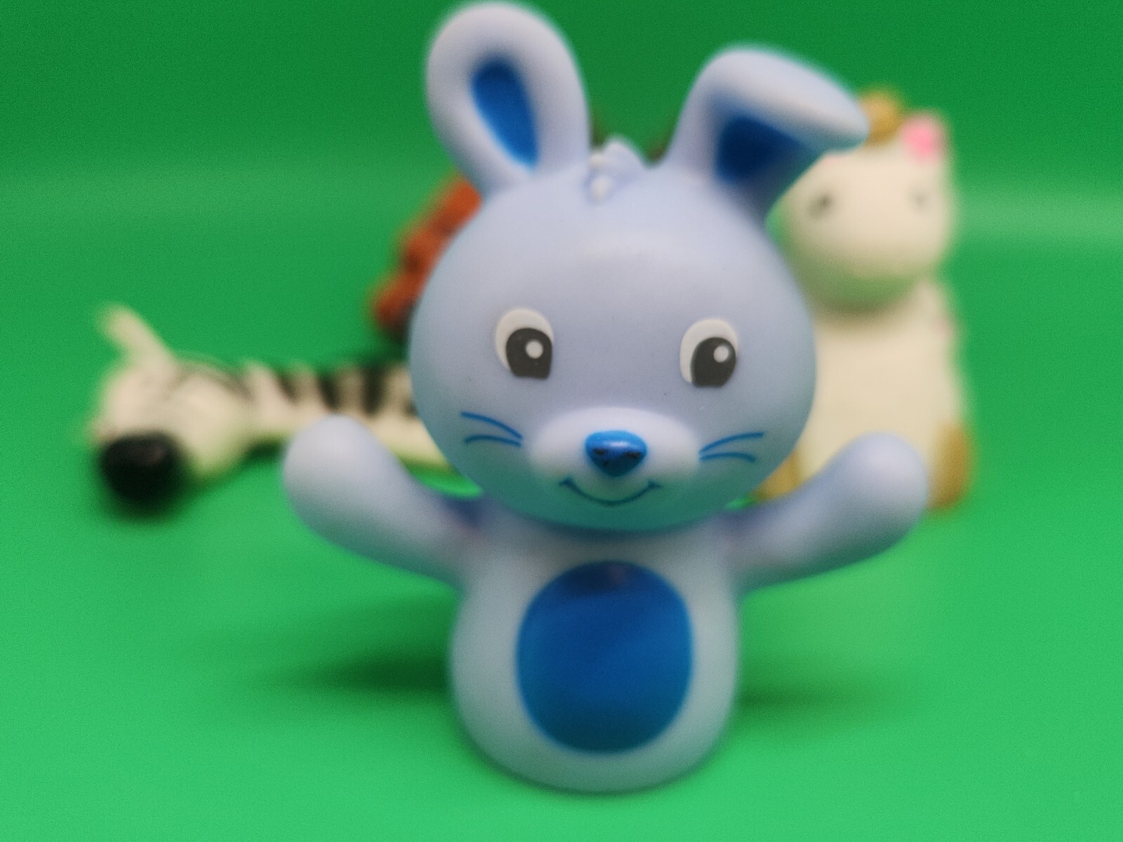 Tiger Zebra Bunny Rabbit Reindeer Unicorn Animal Finger Puppet Wiggler Toy Lot