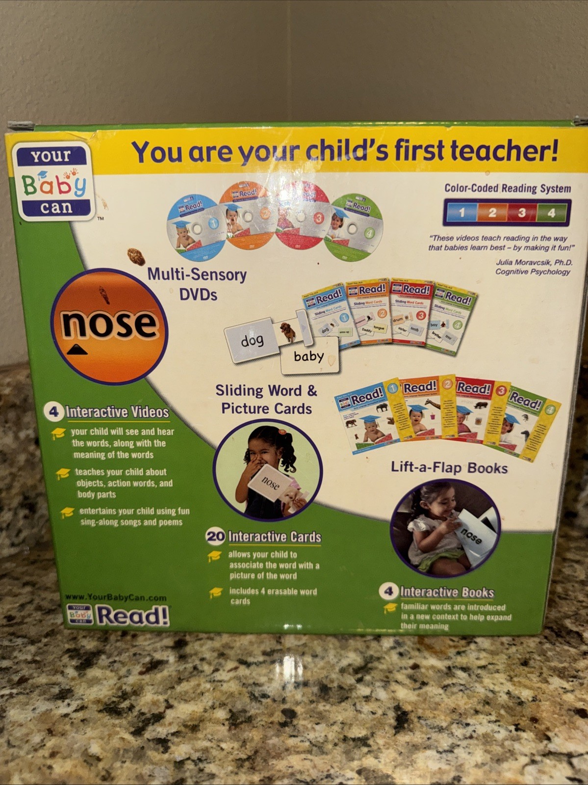 Your Baby Can Read 4-level in high demand “Retail kit Box”(limited Sale price)