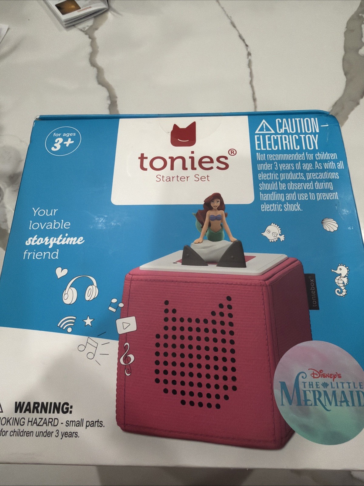 tonies Toniebox Disney The Little Mermaid Starter Set – Pink Box Lil Damage