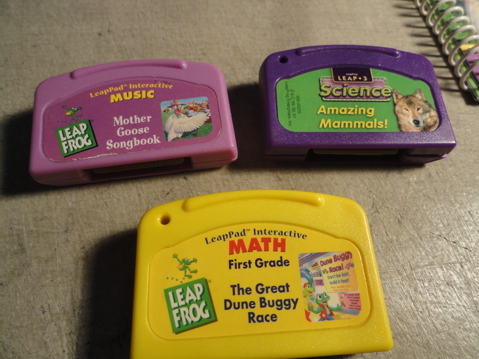 Leap Frog Leap Pad Learning System 8 Game Cartridges Books Model 57-001-00