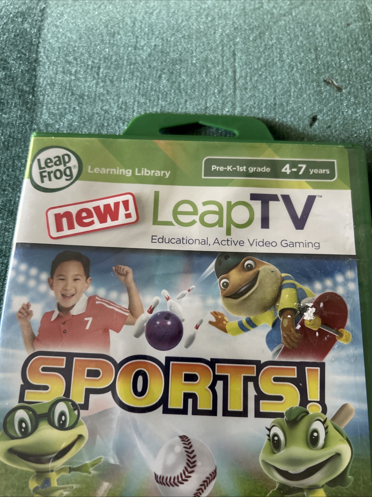 Leap Frog Leap TV Sports Educational Active Video Game Mathematics 4-7 Years