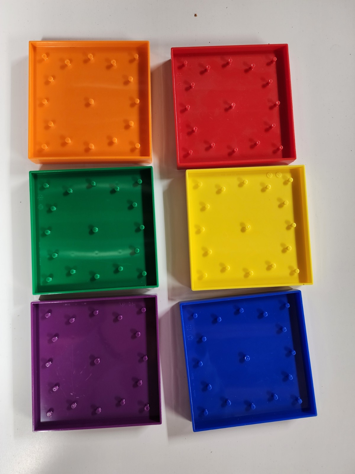6 5×5 Double Sided Geo Boards Math Tool For Geometric Concepts