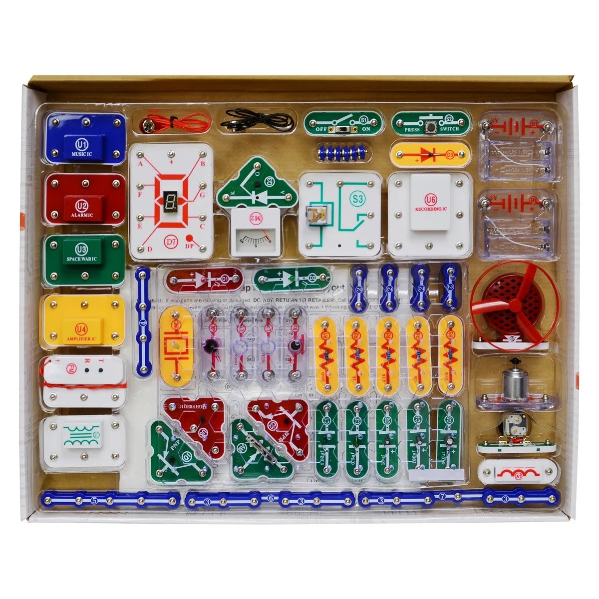 Elenco Snap Circuits Pro 500 in 1 Electronics Exploration Kit SC-500 BRAND NEW!