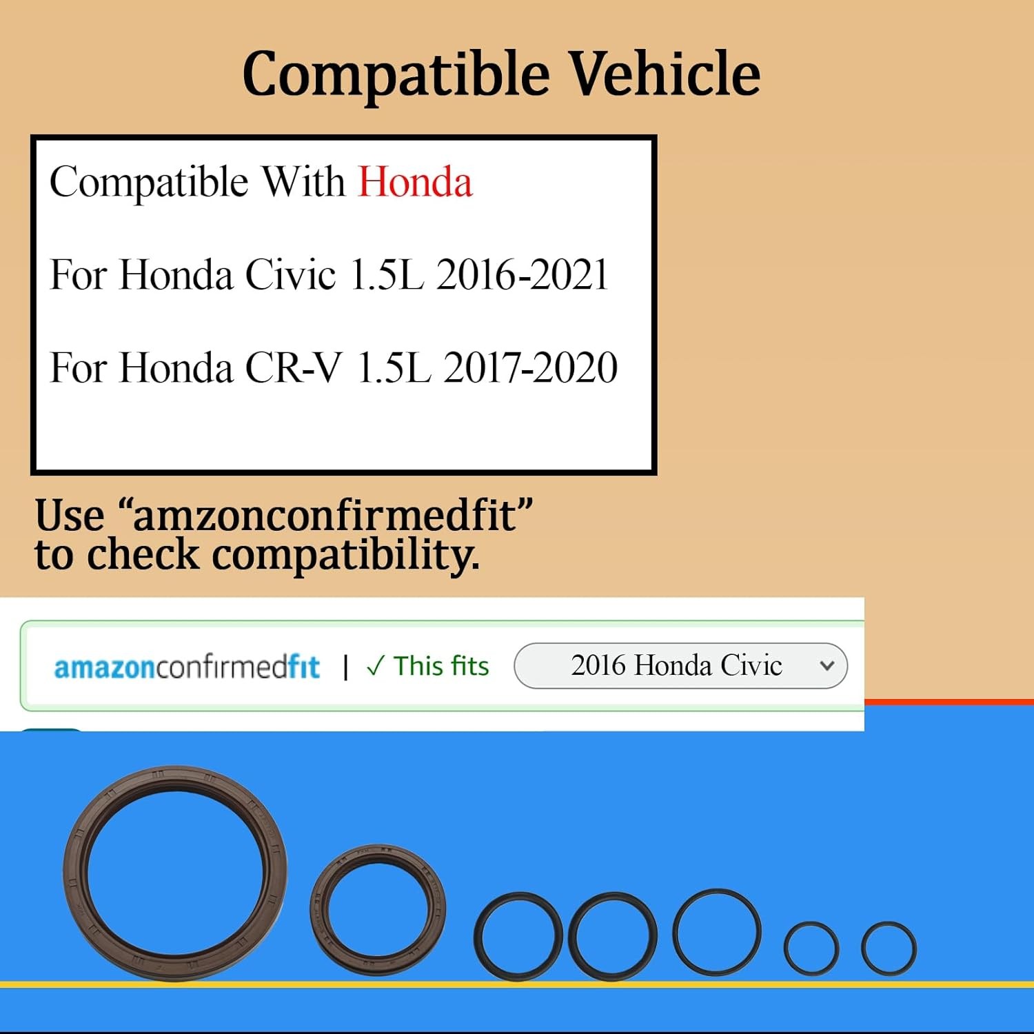Head Bolts And Gasket Set Honda Civic 1.5L Turbo 2016-2021