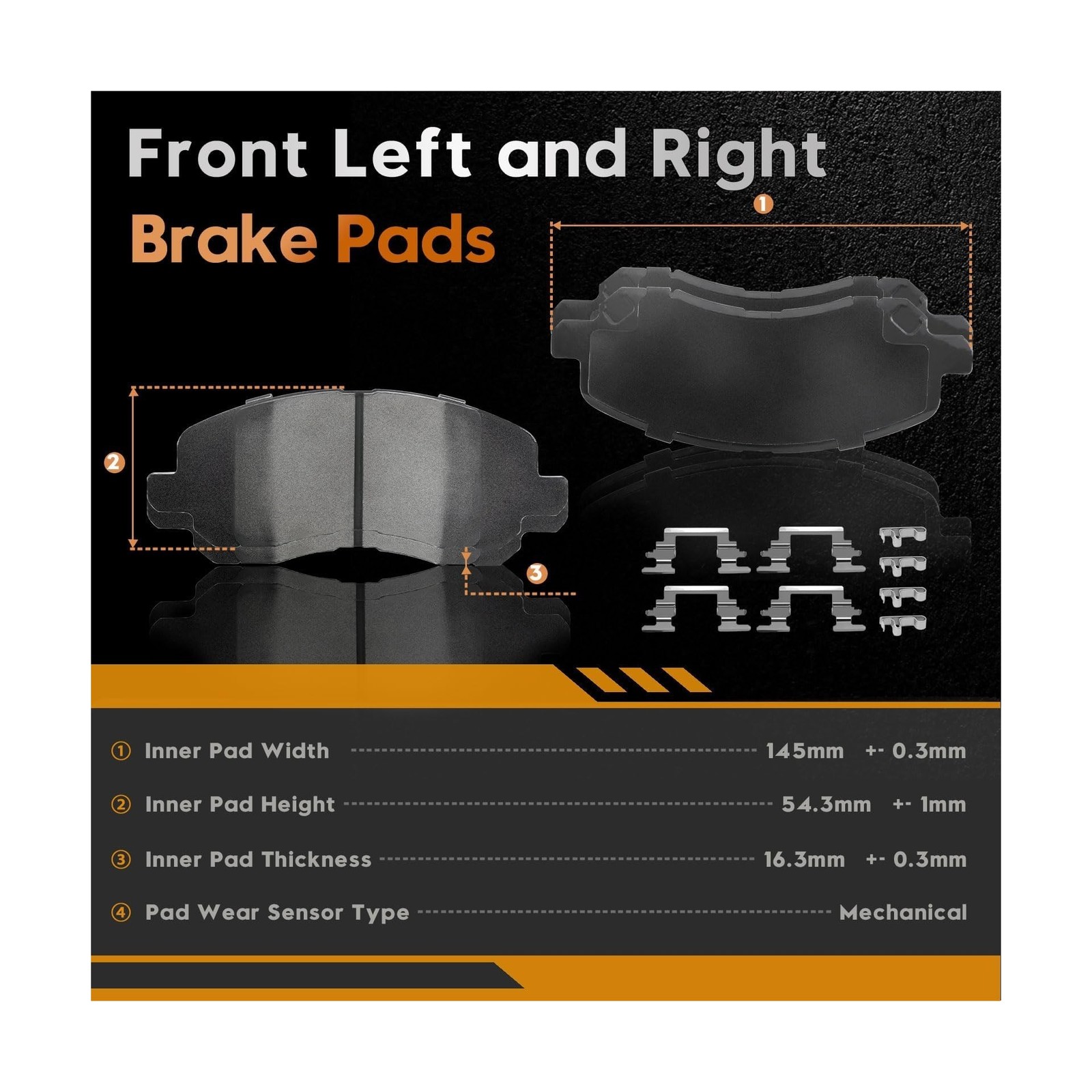 Front Brake Kit 11.57″ Fit for 2007-2017 Jeep Patriot Compass,2008-2014 Dodge…