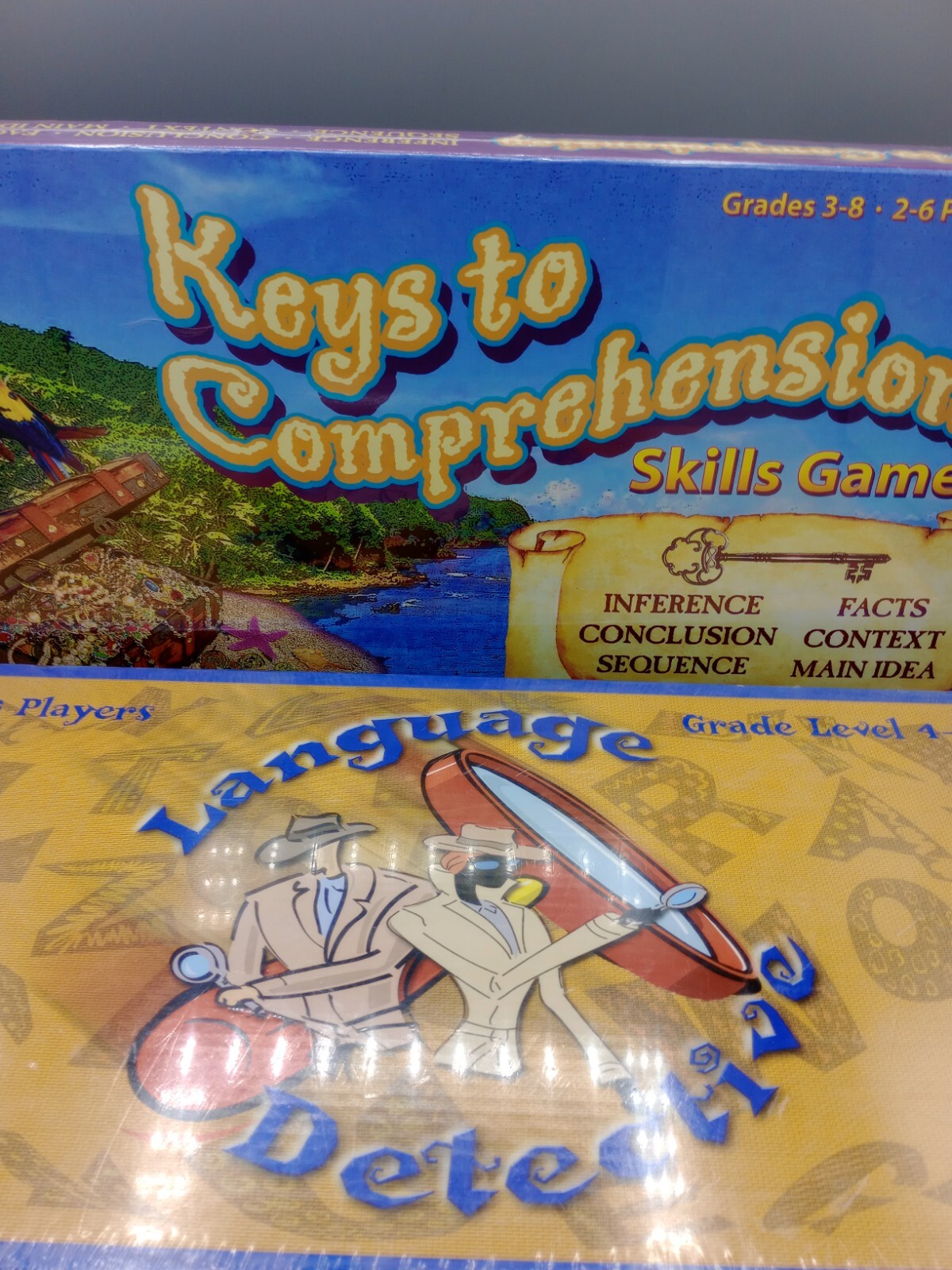 LANGUAGE DETECTIVE: 2-6 PLAYERS: GRADE LEVEL 4-12 & KEYS TO COMPREHENSION Game