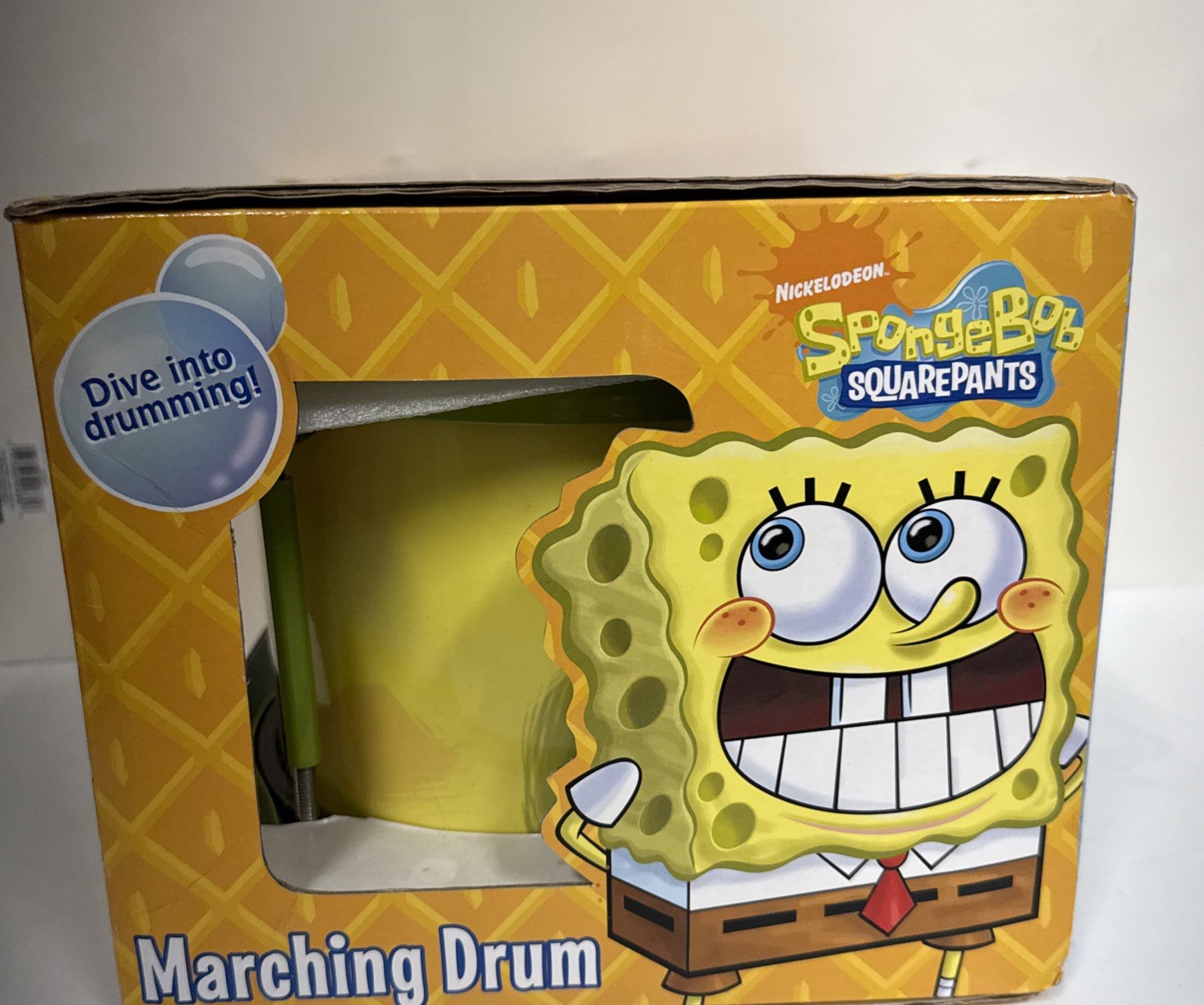 Nickelodeon Spongebob RARE IN BOX Marching Drum By First Act 2009