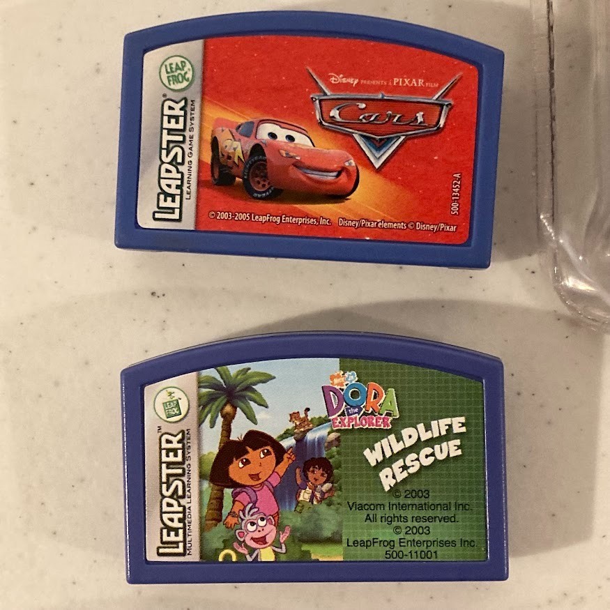Lot of 7 LeapFrog LEAPSTER Learning Games LEAP