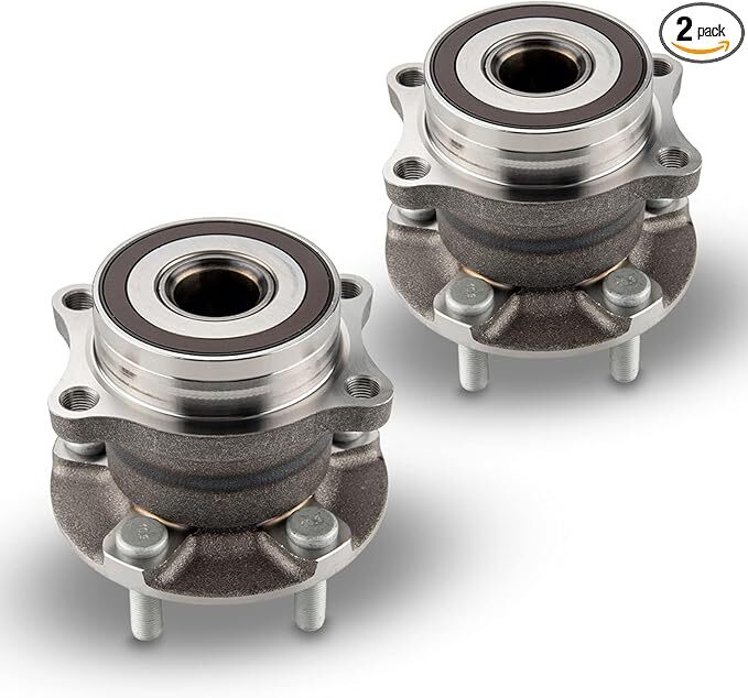 KAX 512401 Pair Rear Wheel Bearing Hub Assemblies Compatible with 2010-2014