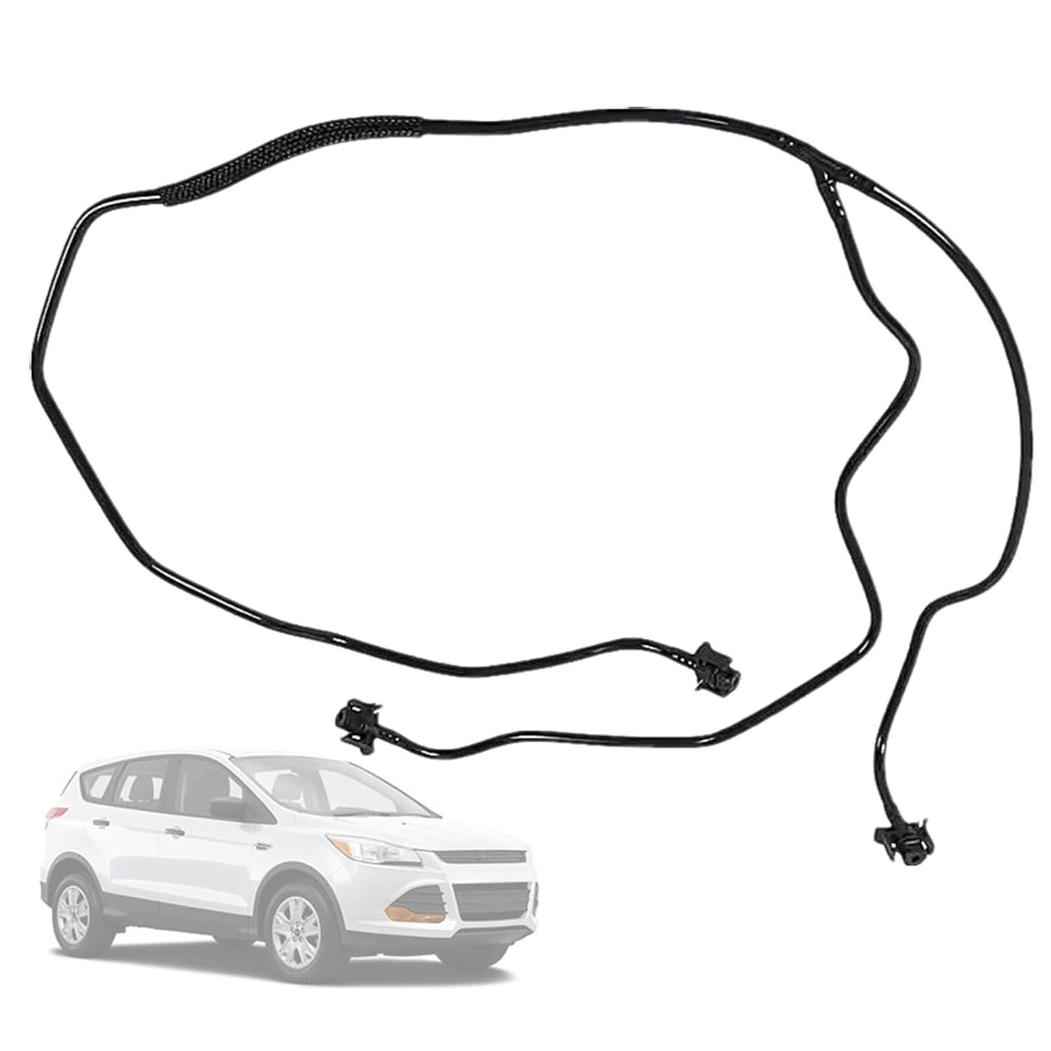 2013-2016 Ford Escape 2.0L L4 Radiator Overflow Tank Water Hose Kit Fits For