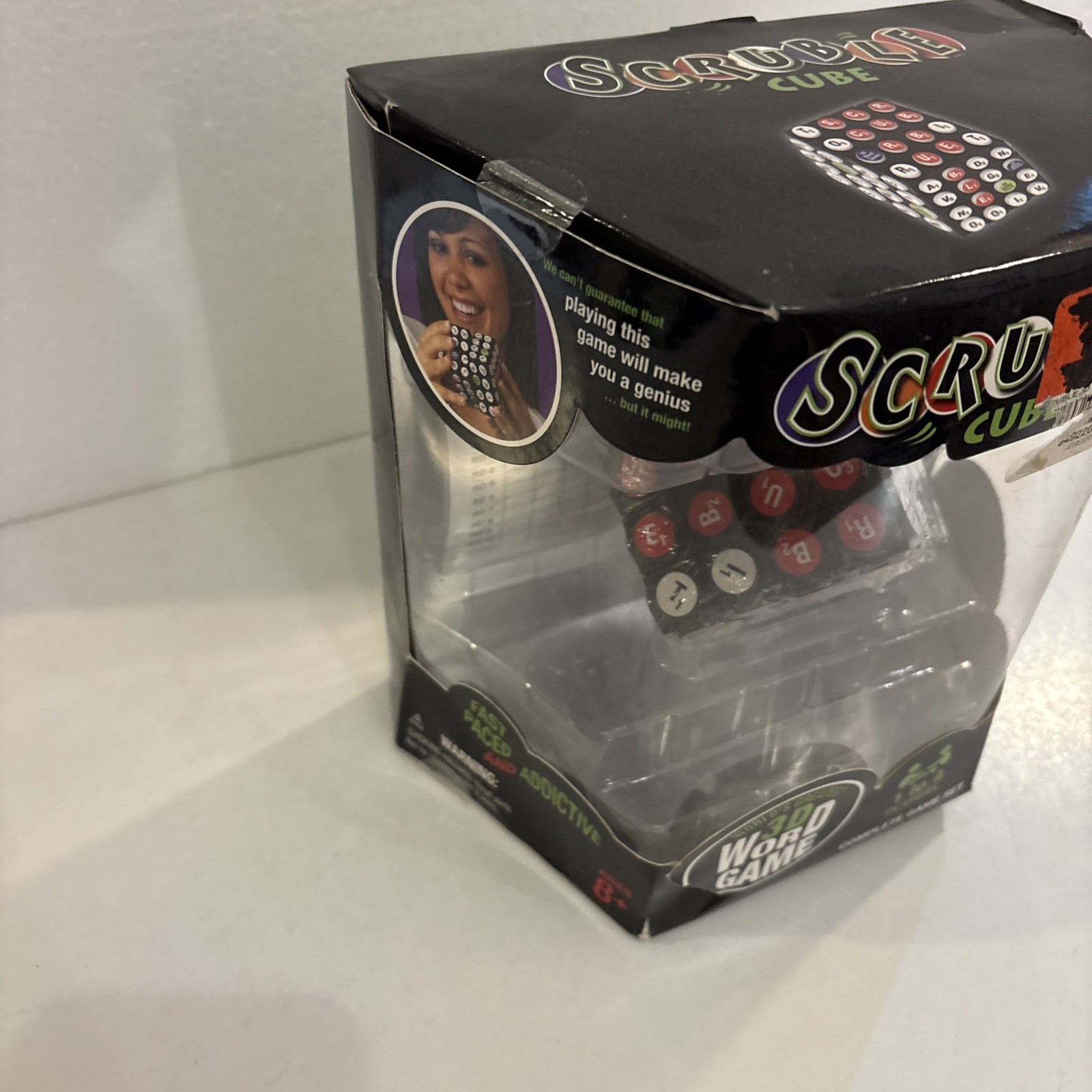 NEW ! SCRUBLE CUBE WORD 3D GAME COMPLETE GAME SET 1 To 4 Players