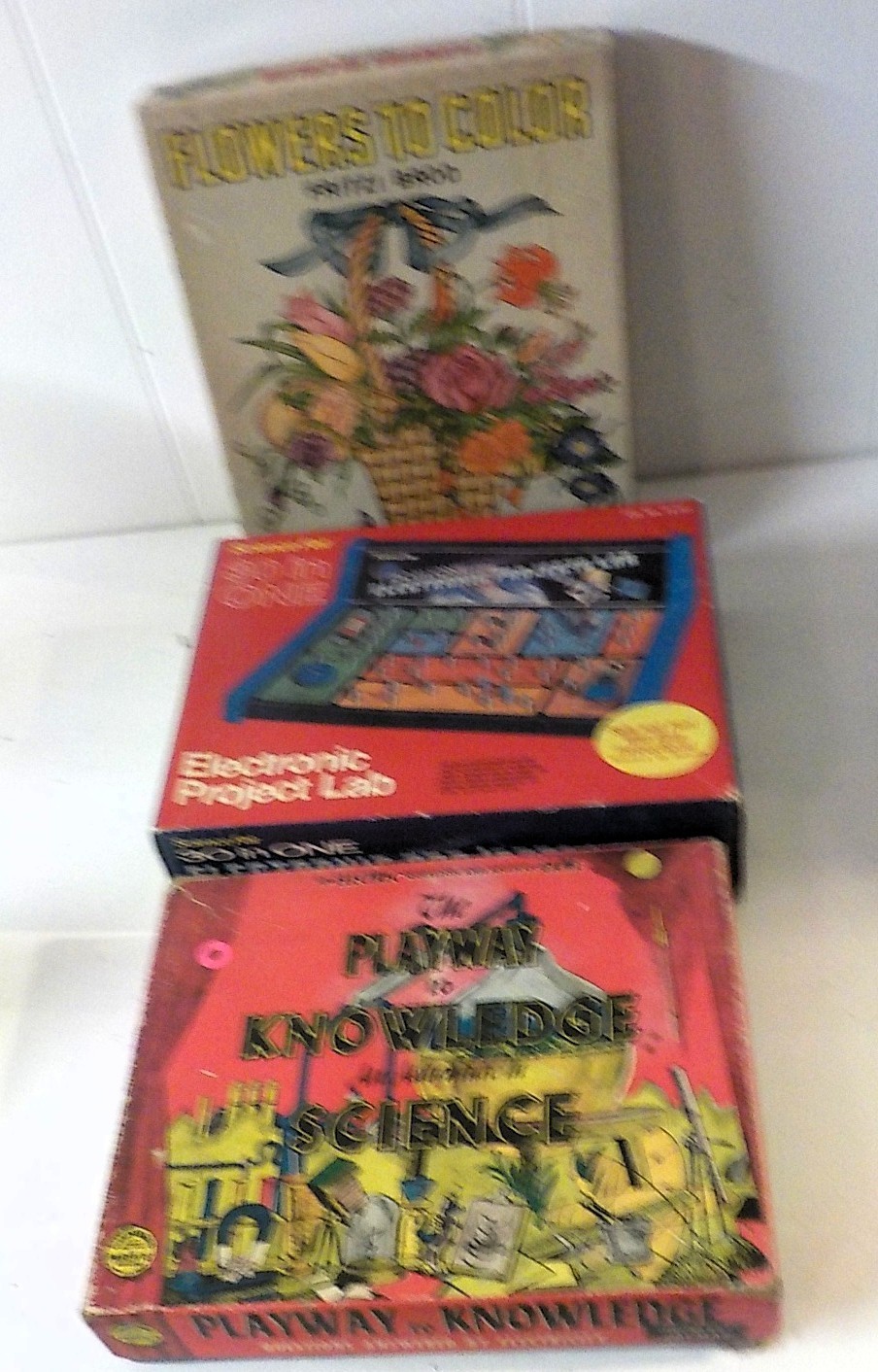 Science Fair 30 In One Electronic Project Lab & knowledge Science & color flower