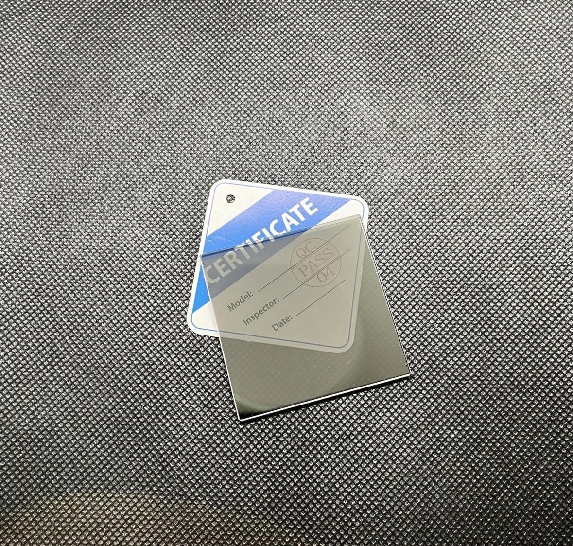 Azure Spy Plate Beam Splitter 25x25x2mm T/R 50/50 (Metallic Coating) (10 Pcs)