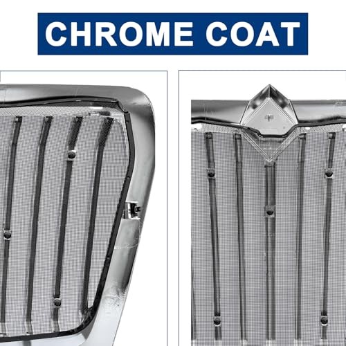 Grill Grille with Bug Screen Compatible with 2018-2023 International Chrome