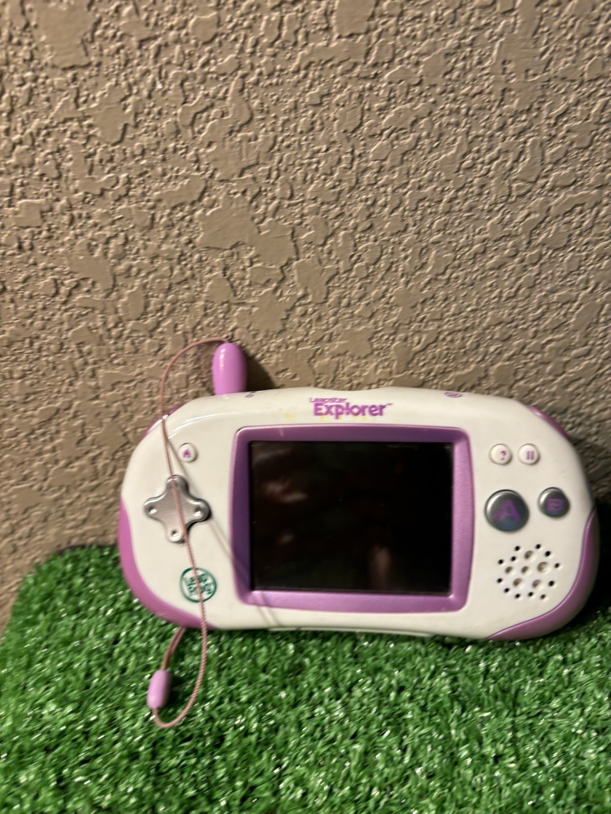 LeapFrog Leapster Explorer Learning System White Purple Unit Cars 2