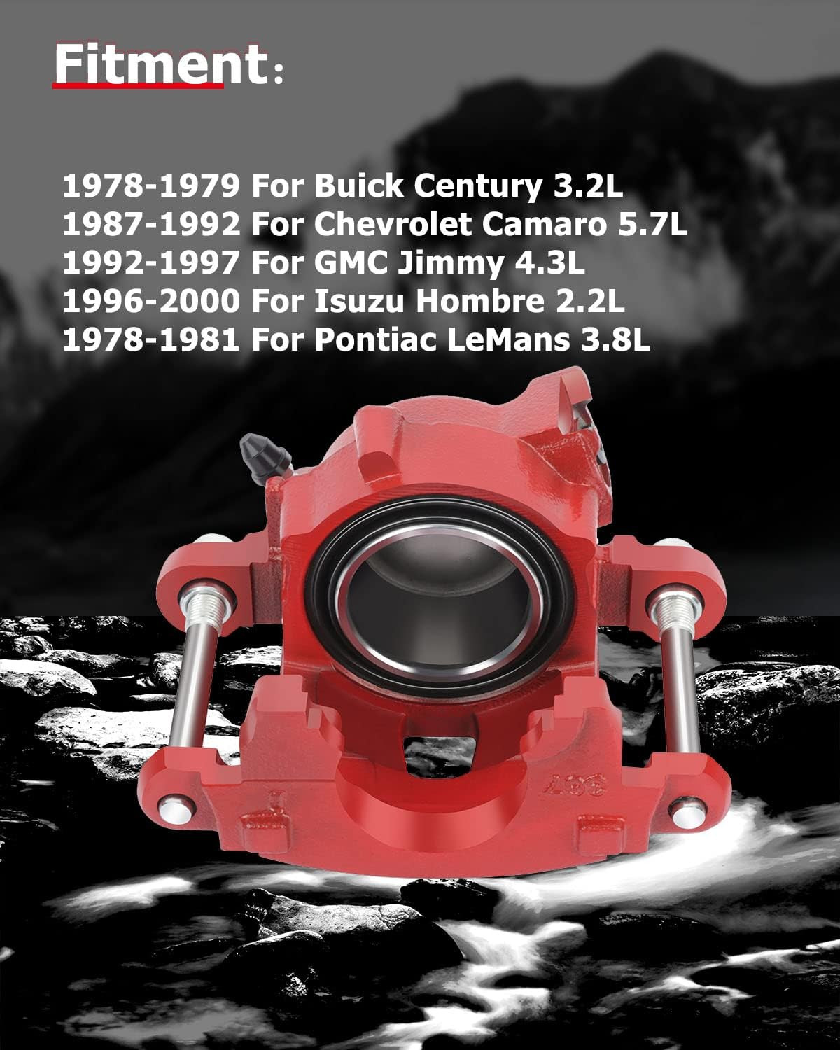 18-4072 18-4071 Front Left & Right Brake Calipers without Bracket for Avanti,For