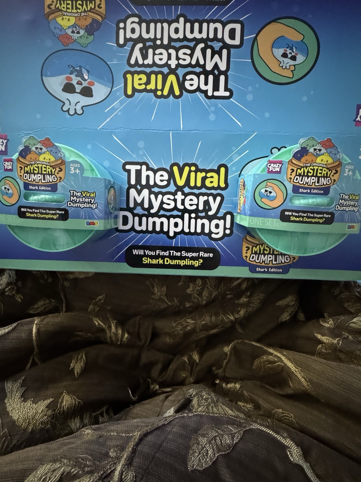 Lot Of 2. Crazy Fun RMS Mystery Dumpling Shark Edition Squishy NEW