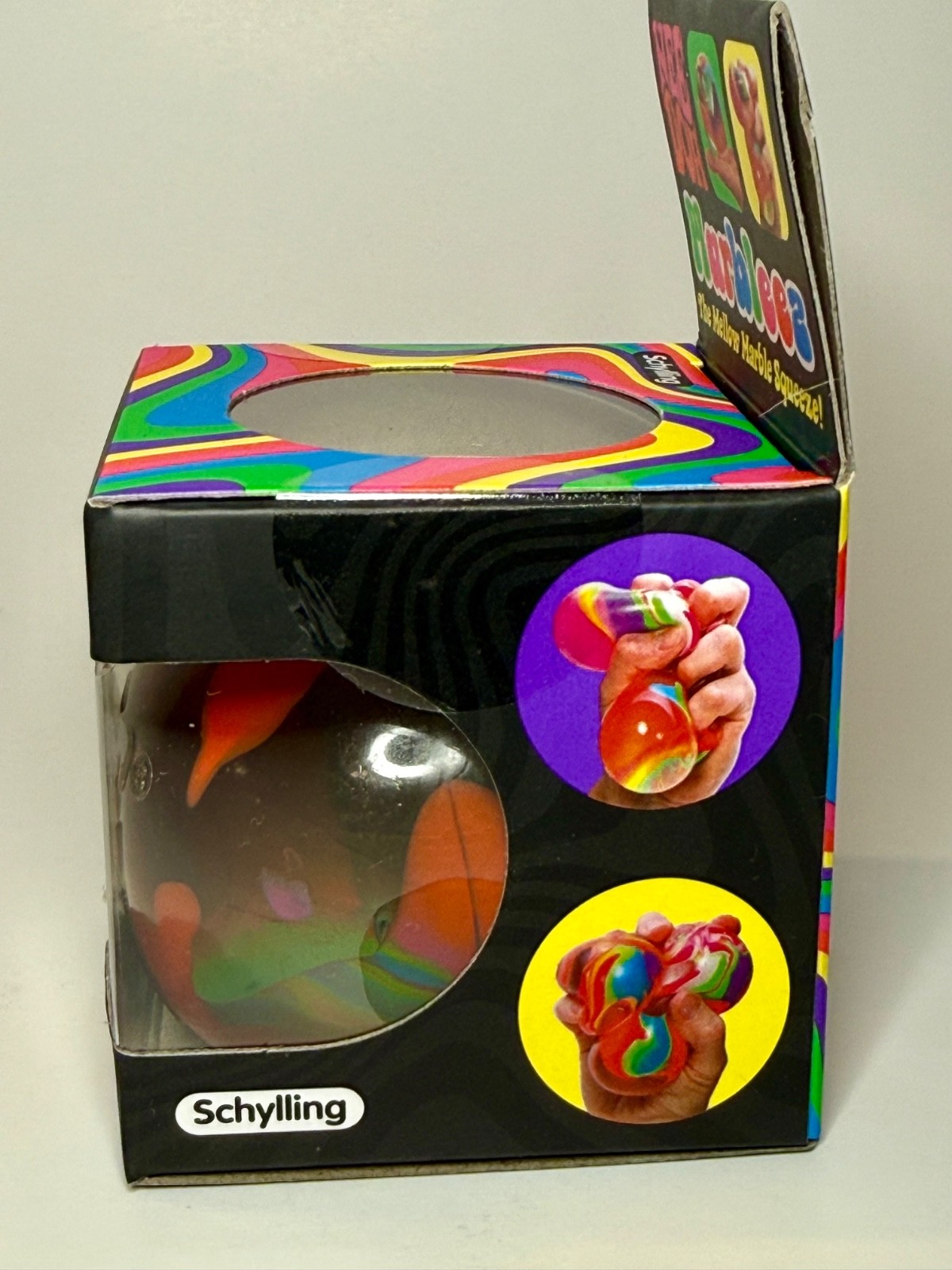 ULTRA RARE 🔥 NeeDoh Marbleez Mellow Marble Multicolor Squishy Toy ✨ AUTHENTIC