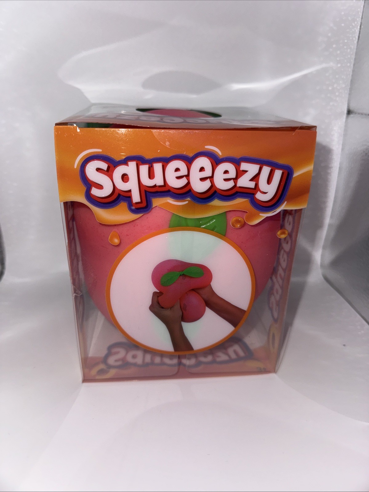 Sunny Days Jumbo Squeeezy Pink Peach Squishy New In Box