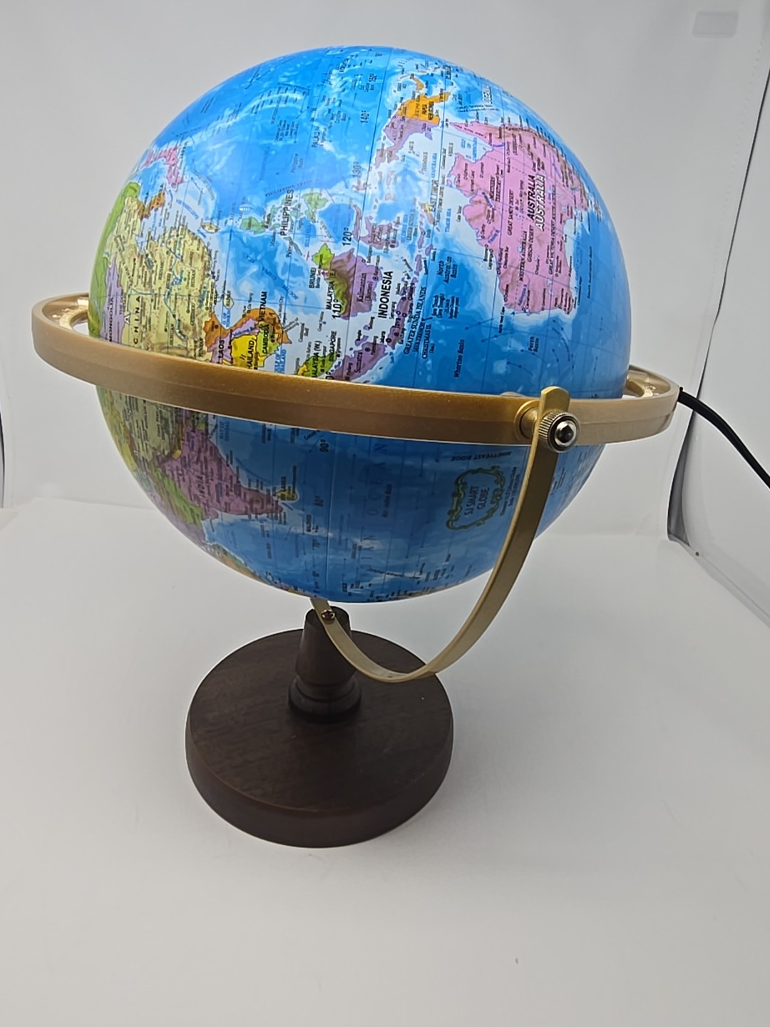 SJSMARTGLOBE Globe w/ Interactive APP & LED Illuminated Constellations at Night