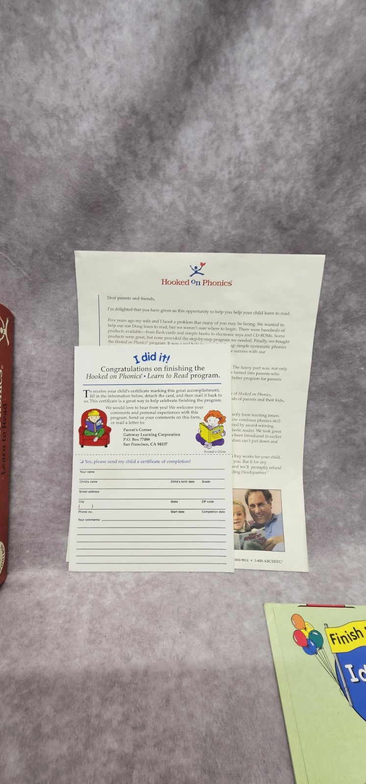 Hooked on Phonics Learn to Read Parent’s Toolbox 1998 Edition Box Set Incomplete