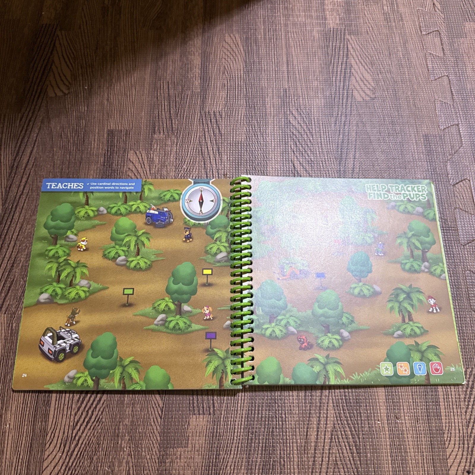 NEW LeapFrog Leap Start Pre-Kindergarten Book — AROUND THE TOWN WITH PAW PATROL