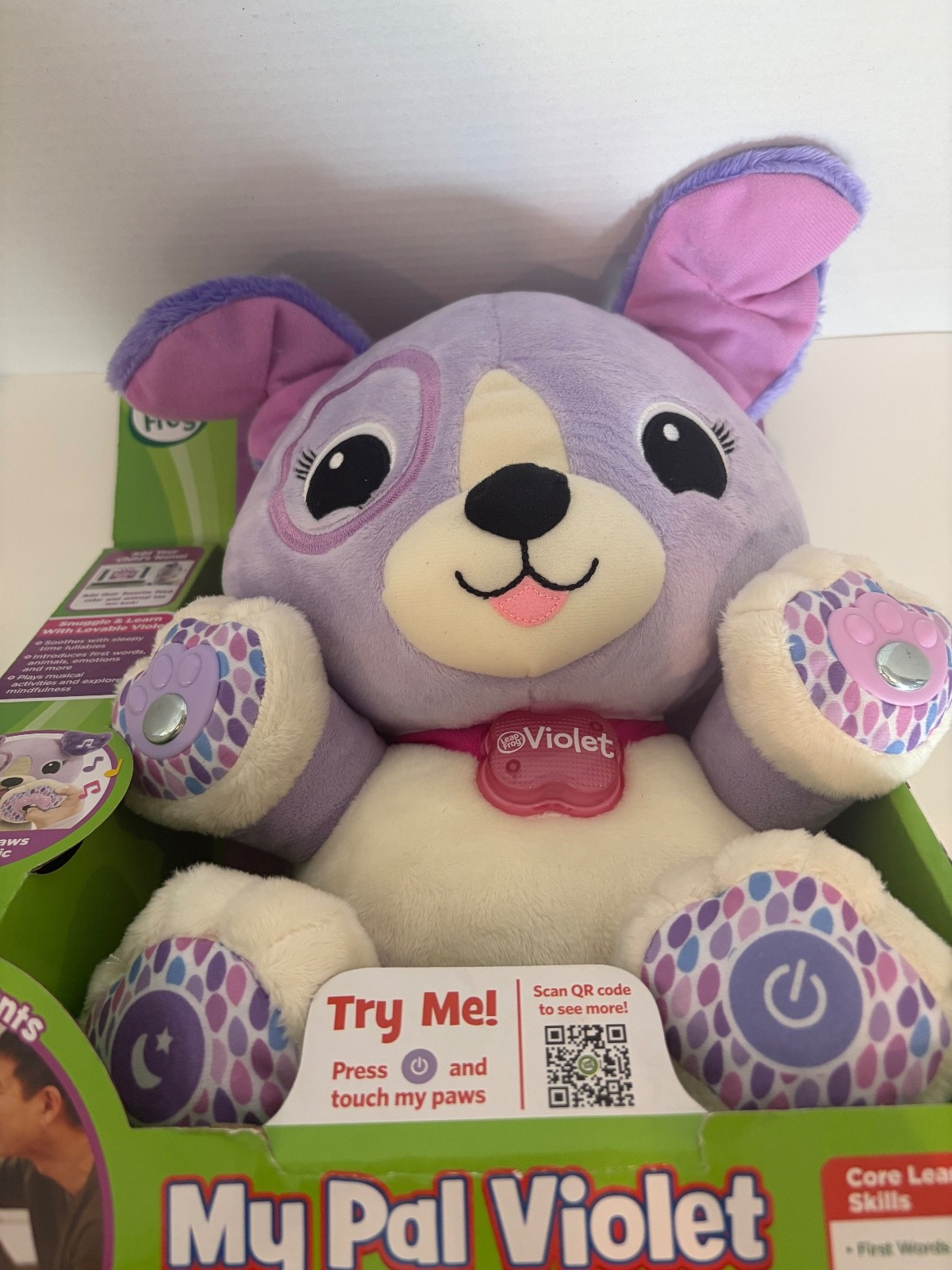LeapFrog My Pal Violet Smarty Paws Interactive Plush Learning Toy NEW