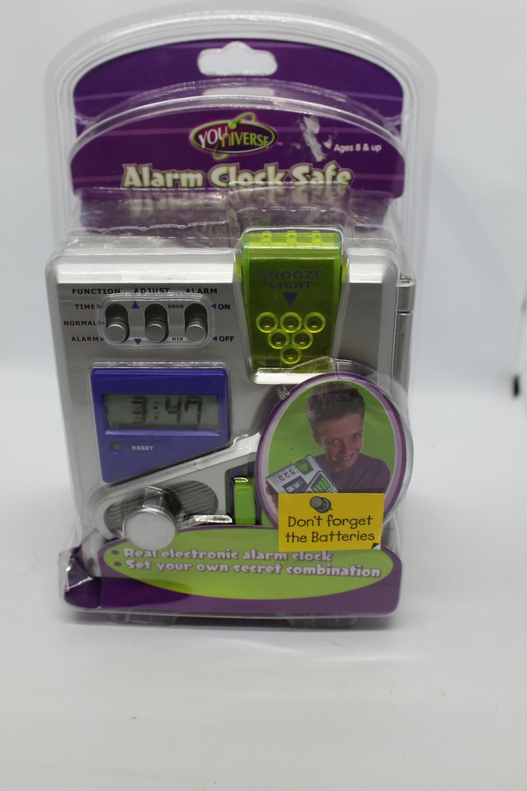 NIB Collector Toy 2004 YoUniverse Alarm Clock Safe Summit Learning Machine