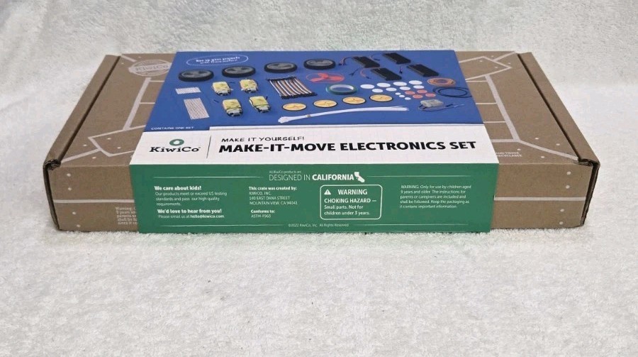 Kiwico Make It Yourself! Make-it-Move Electronics Kit- Ages 9+ New