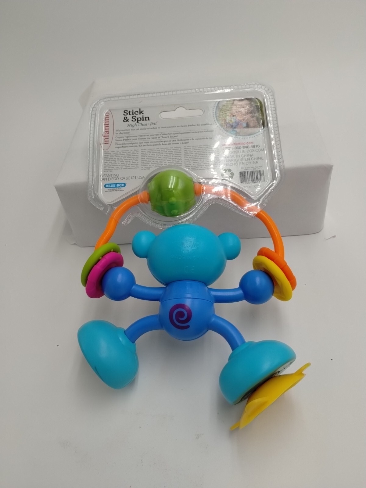 Infantino-Stick Spin High Chair/Stroller PalMonkey Baby Toy Brand New