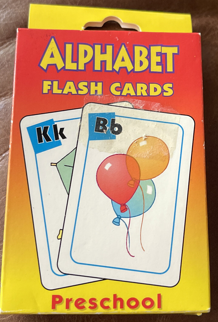 1997 Landoll’s – Alphabet Flash Cards – Ages 3 and Up, Preschool Mini