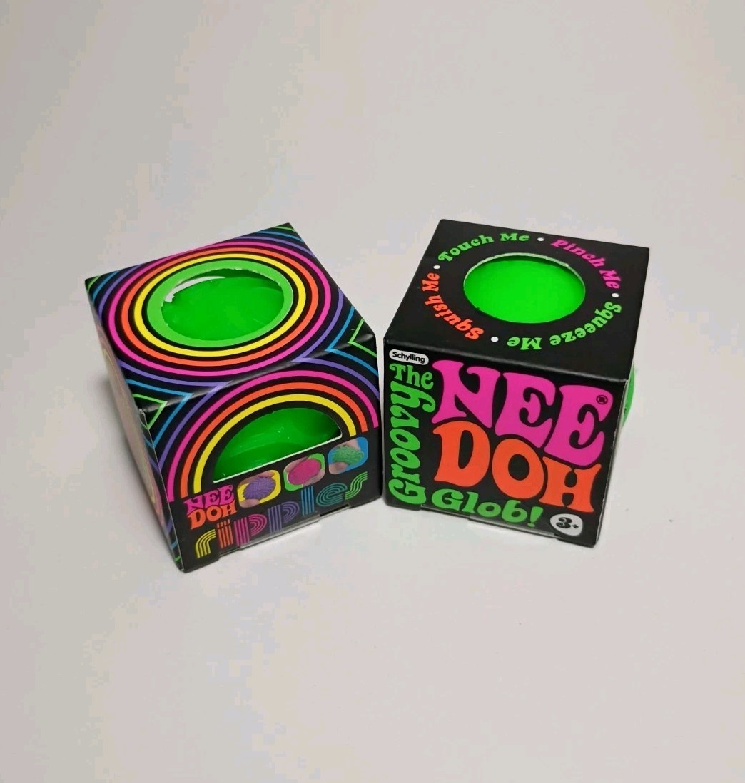 Nee Doh Nice Ice Baby Super Squish Blue Pink Purple Green Sensory Toy / 8Pack