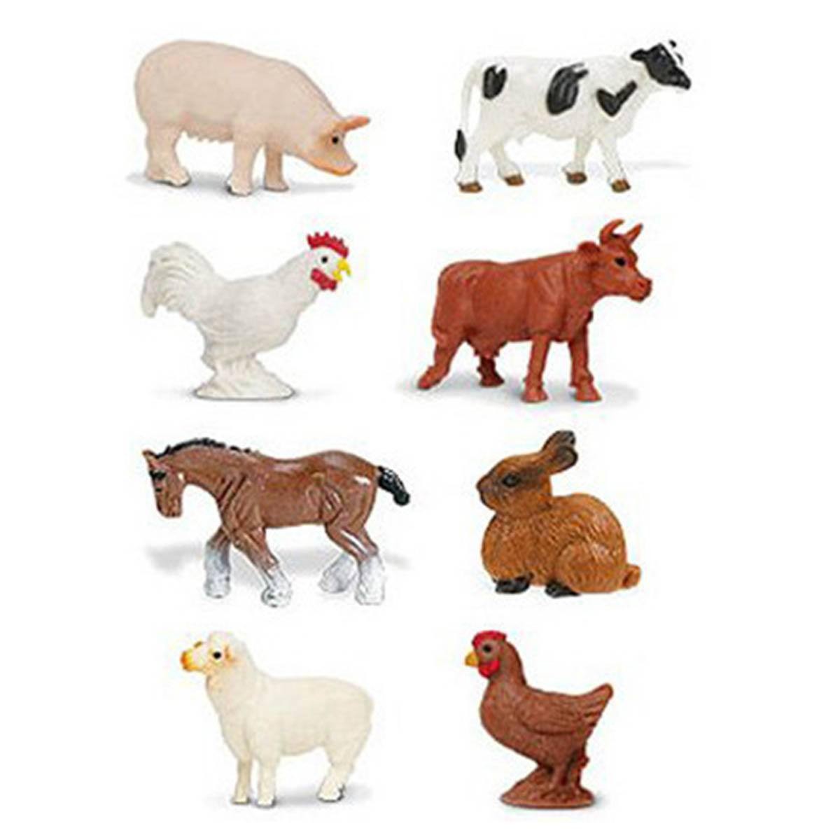 Farm Fun Pack Mini Good Luck Figures Safari Ltd NEW Toys Educational Kids